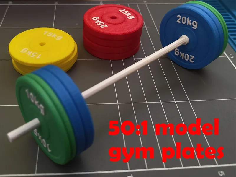 Model Gym Plates - track your PBs!!