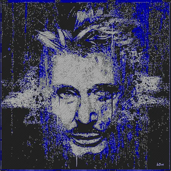 Johnny Hallyday HueForge