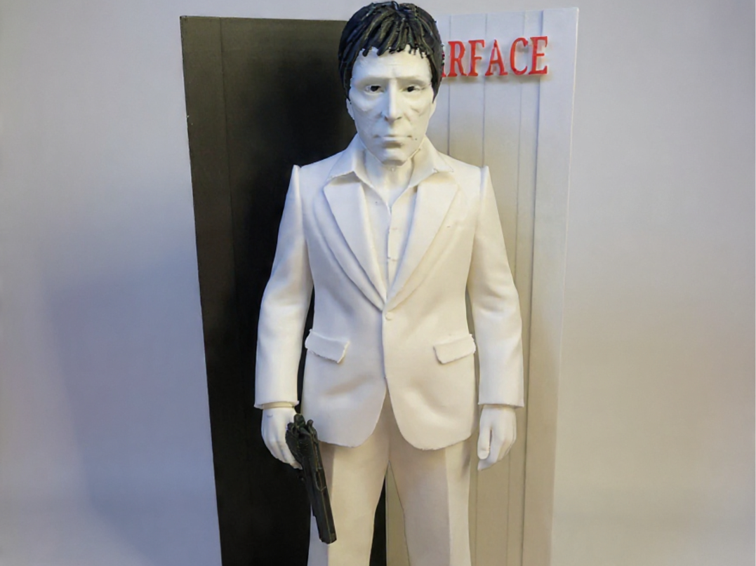 Scarface Tony Montana Figure Multi Part Snap Fit