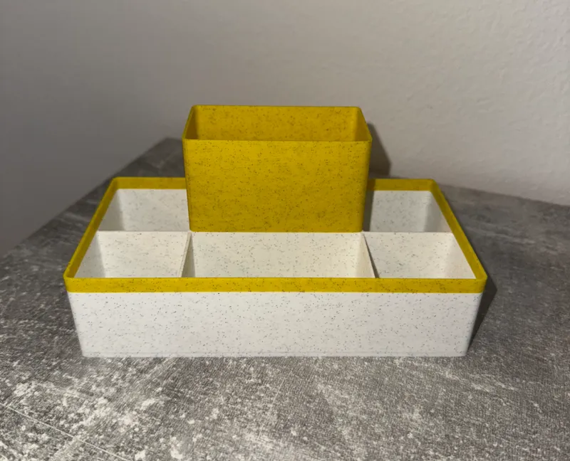 Desk organizer storage toolbox