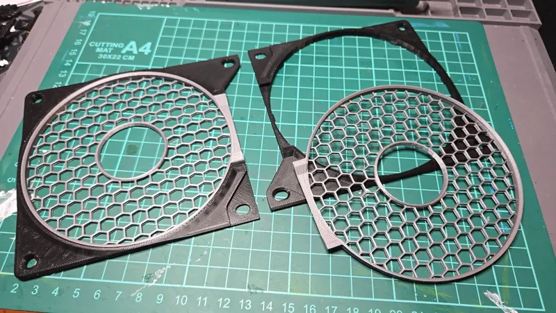 FanSwap, 120mm fan modular grille/cover plus REMIX