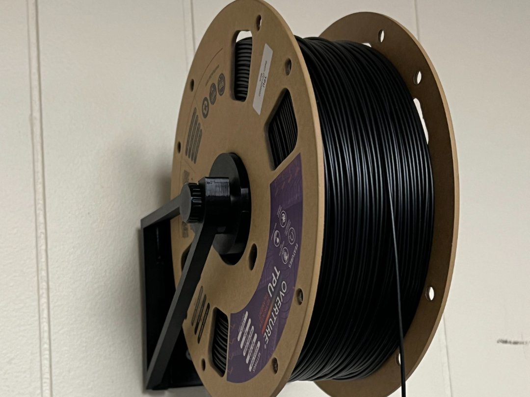 Low-Friction Wall-Mount Filament Spool Holder