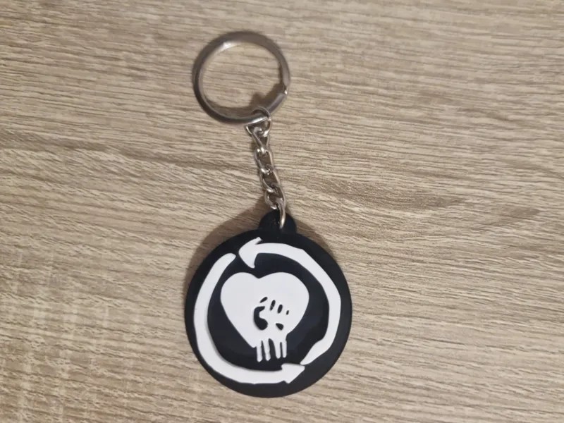 Rise Against Keychain