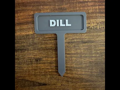 Dill Garden Marker | 3D Print 3MF