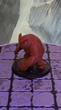 Figurine Ours-hibou D&D (générée par IA) — photo 1