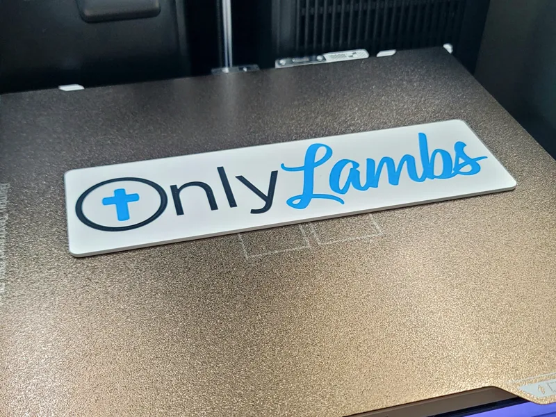 Only Lambs Sign
