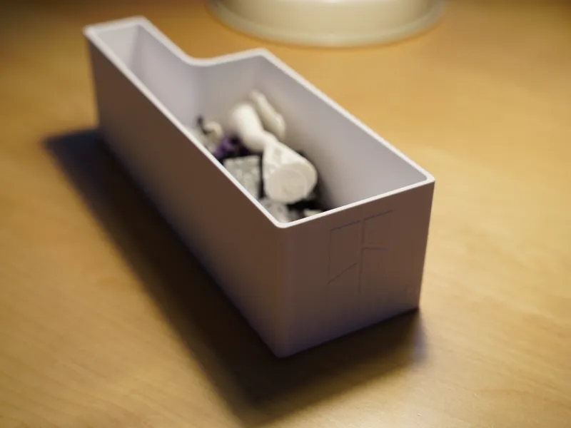 Filament Abfallbox mit 75mm Breite für A1