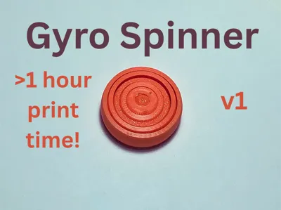 Gyro fidget spinner