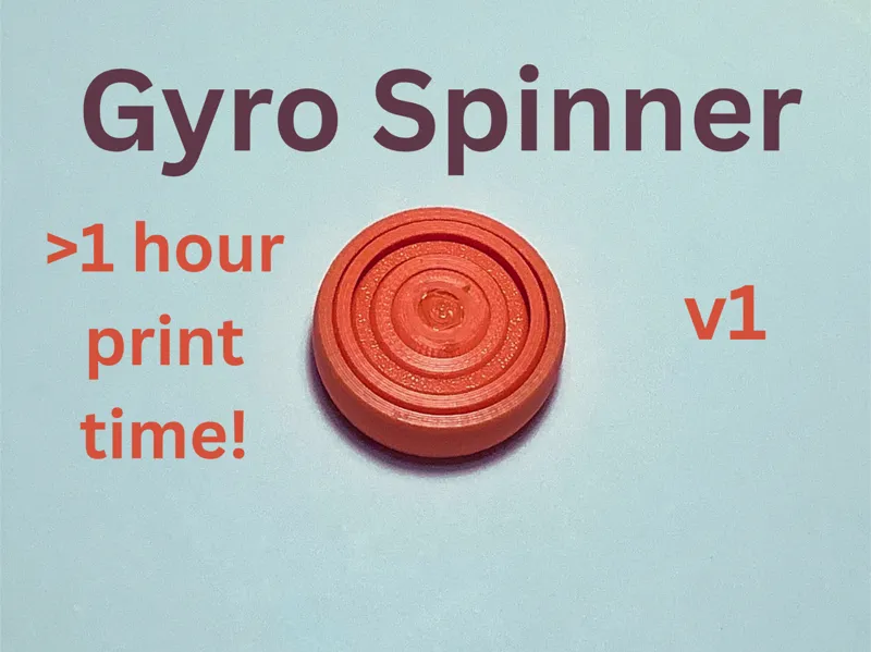 Gyro fidget spinner