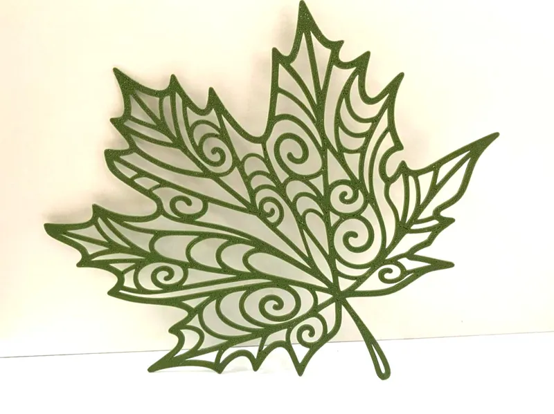 Filigree leaf