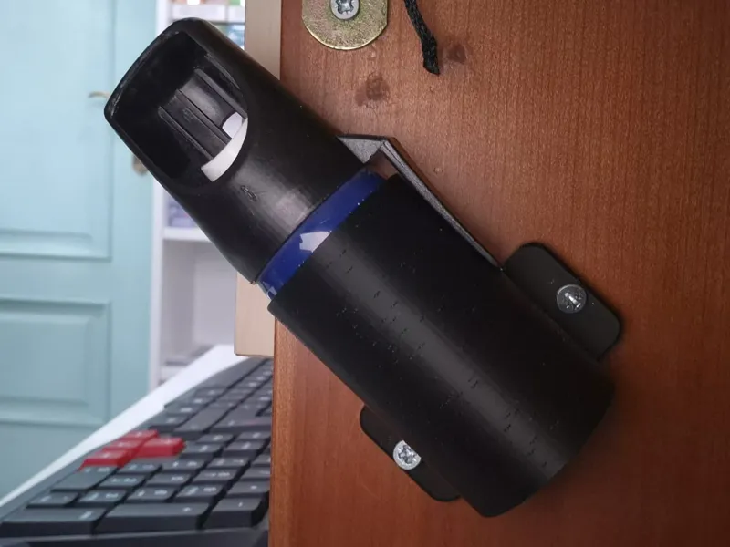 Porta spray de pimienta para montaje en pared