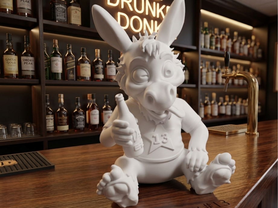 The Drunken Donkey – Figurine & Cake Topper