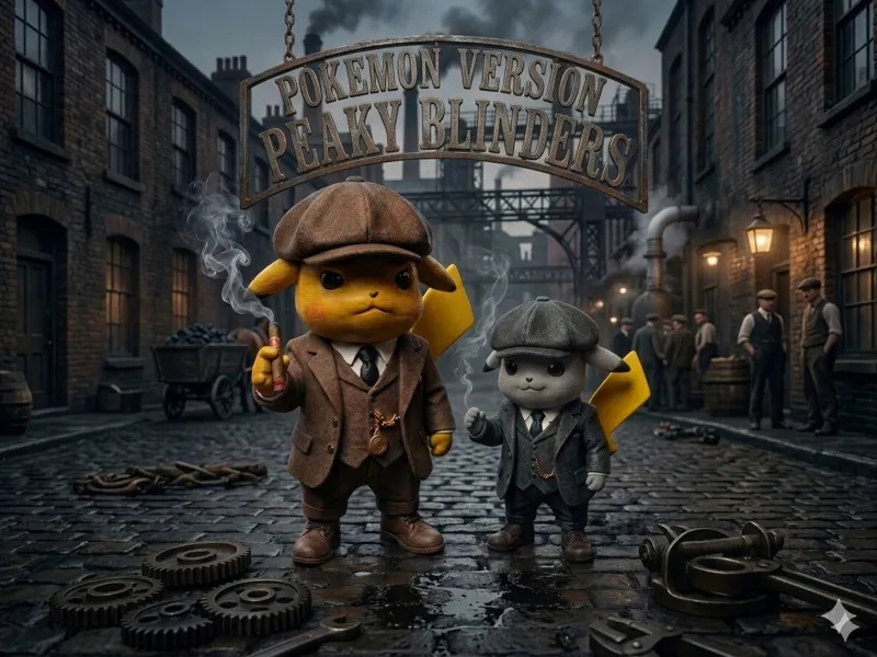 pikachu peaky blinders