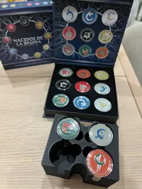 Deluxe metal coins insert