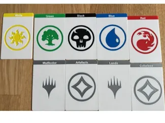 MTG Card Dividers – Color, Type & Set Organizer