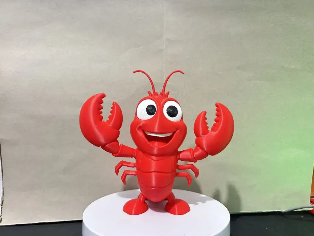Miniatura 2 do modelo 3D openclaw小龙虾养起来 - 拆件打印，无需ams