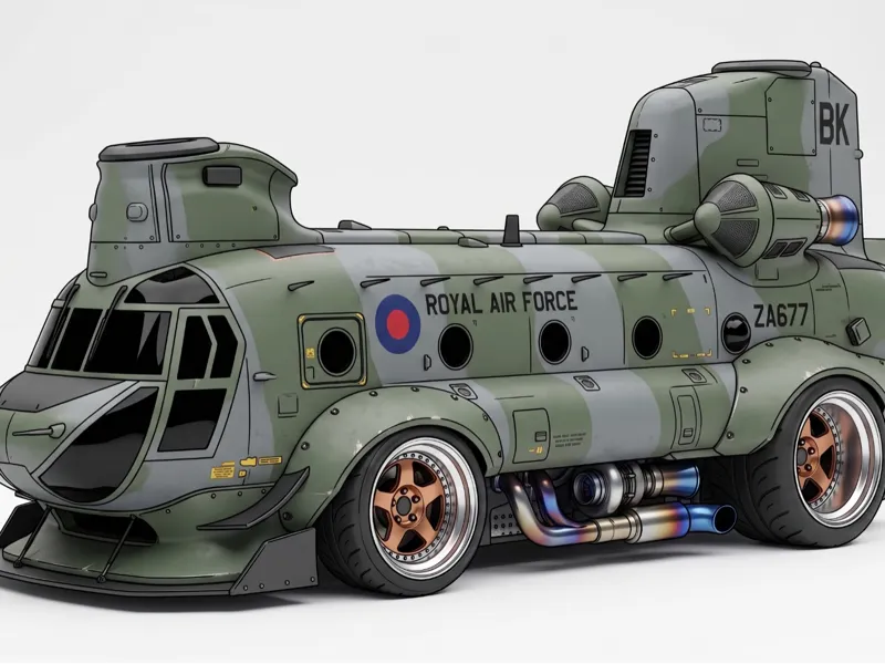 CH-47 Chinook Chibi Transport