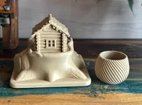 Pot à succulente cabane forestière — photo 4