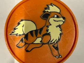 Growlithe Pokemon Coaster