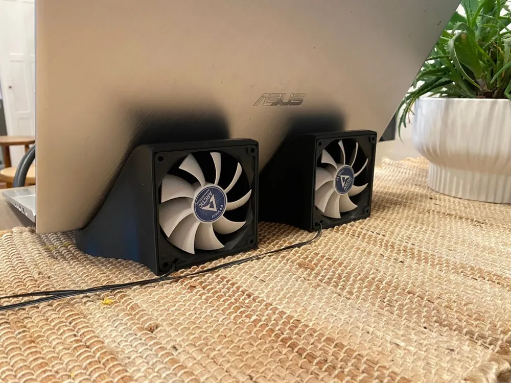 Laptop Cooler/Riser - 92 mm Fan - Free 3D Print Model - MakerWorld