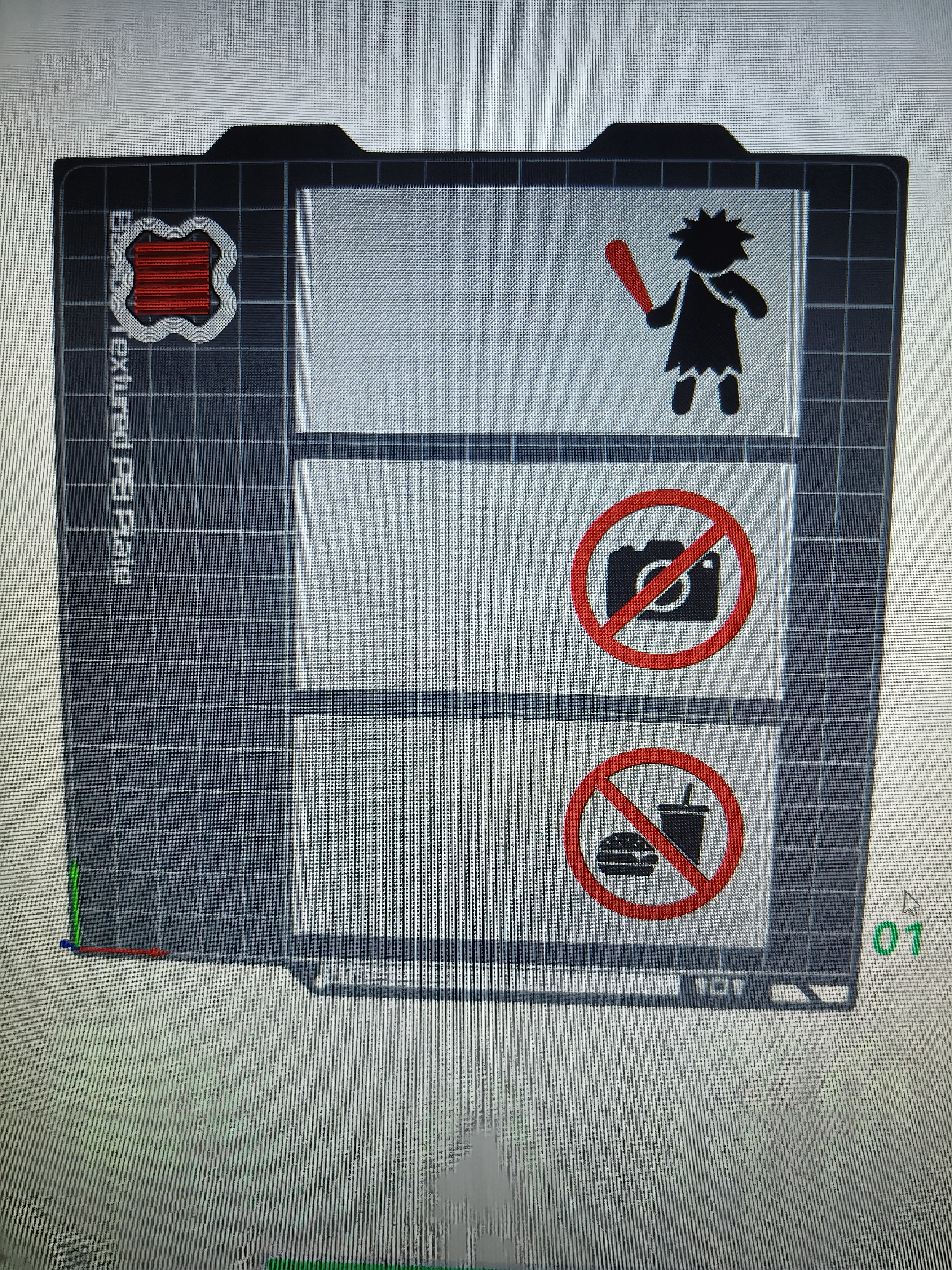 Miniatura 2 do modelo 3D modular mini A-frame sign system 