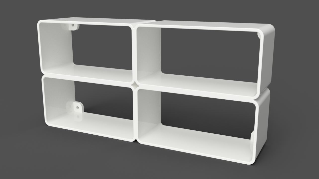 Miniatura 3 do modelo 3D Modular Hotwheels Wall Display (Multiple Sizes)