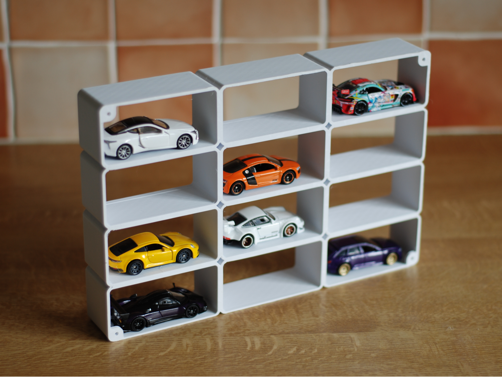 suporte para carrinhos Hot Wheels | Coleção - MakerWorld: Baixe