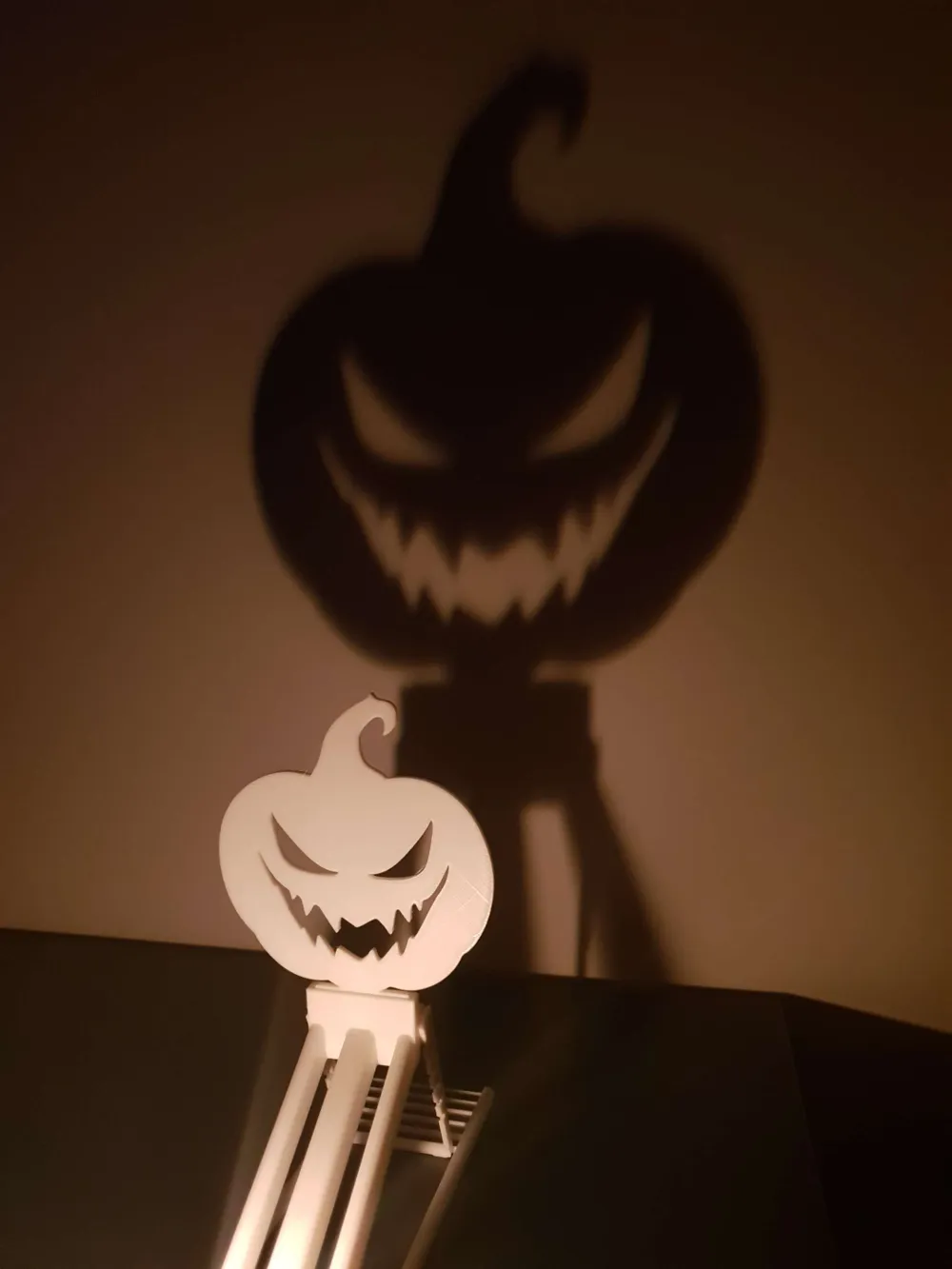 Spooky Tealight/Candle Holder Shadow Projection (make your own). by ...
