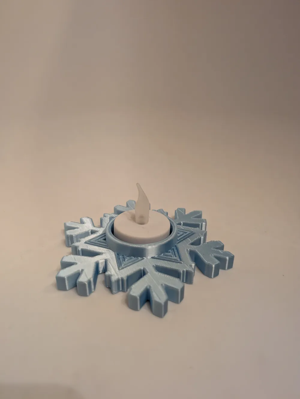 Snowflake Tea Light Stl File Tealight Holder Snowflake by Dorni90 MakerWorld: Download Free 3D Models