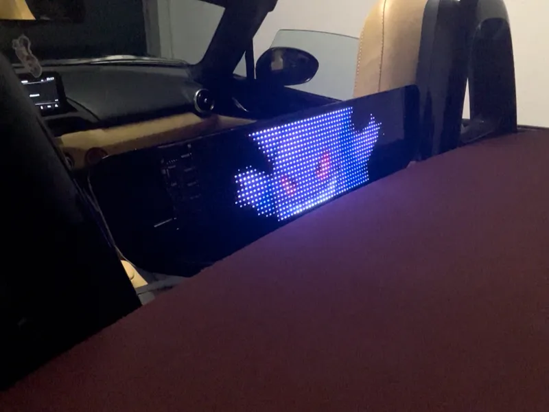 MAZDA MX-5 WIND BLOCKER WITH LED 