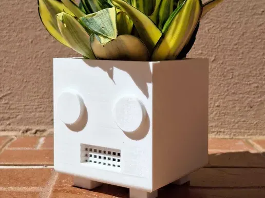 Bot Pot – Robot Planter for 3D Printing 