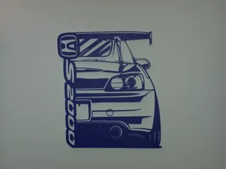 Honda S2000 wall art 2d