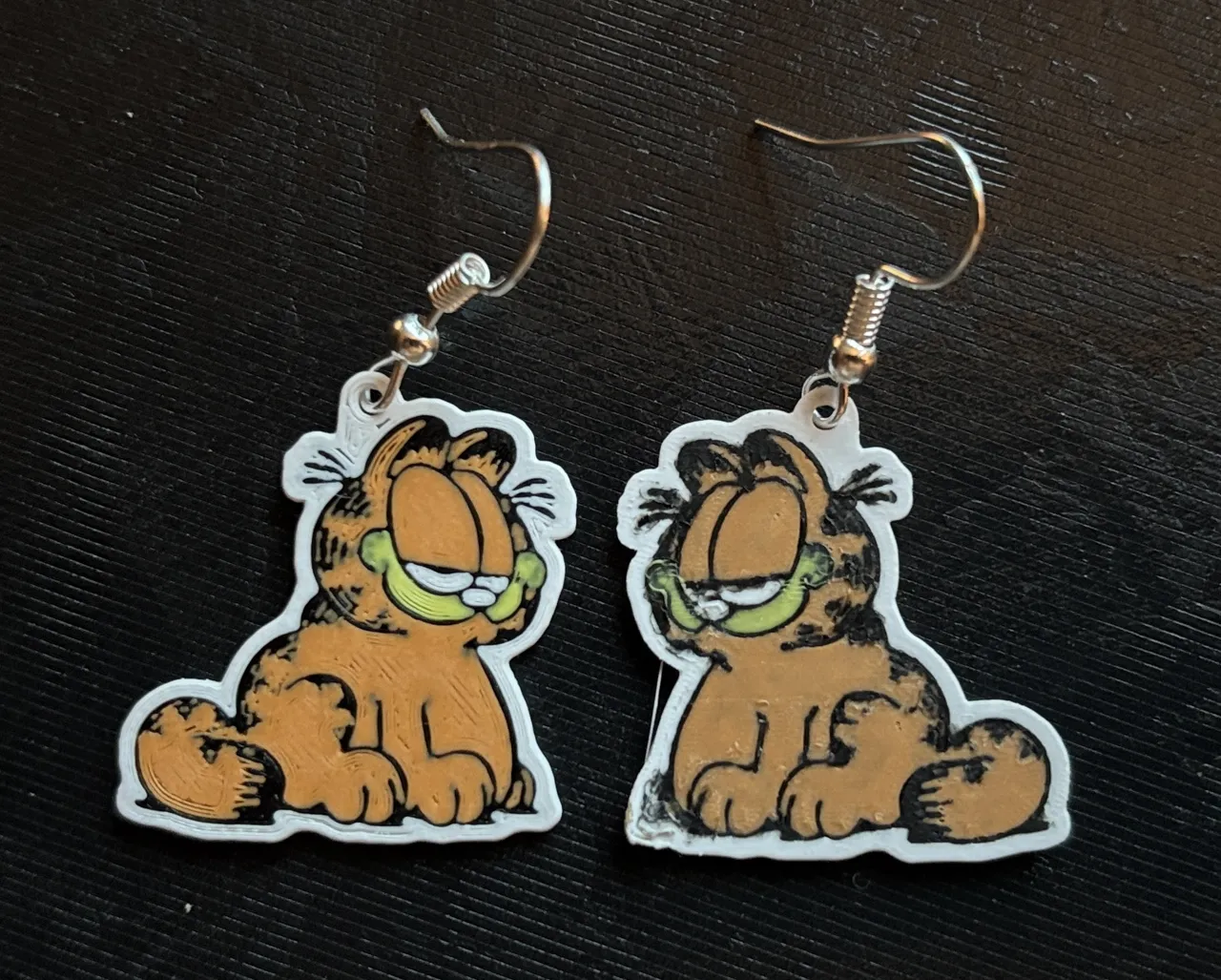 Garfield Earrings view 2