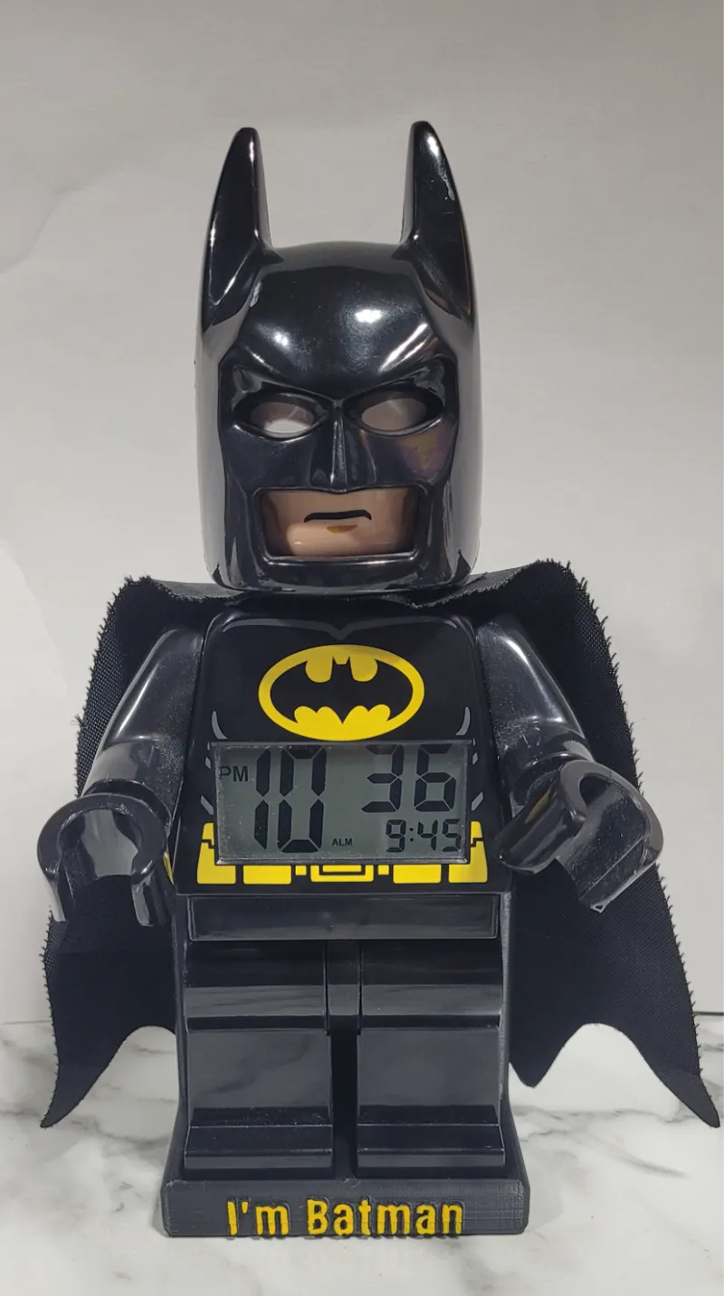 Batman Brick clock wall mount