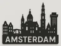 Silhouette skyline d'Amsterdam — photo 2