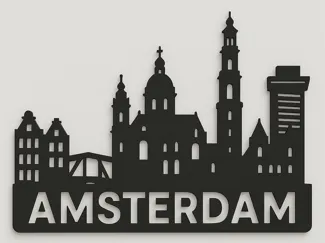 Amsterdam skyline