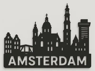 Amsterdam skyline