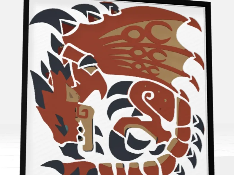 Rathalos Shadowbox