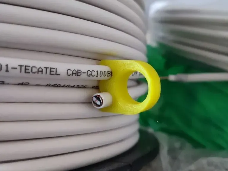 RG6 coaxial cable clip