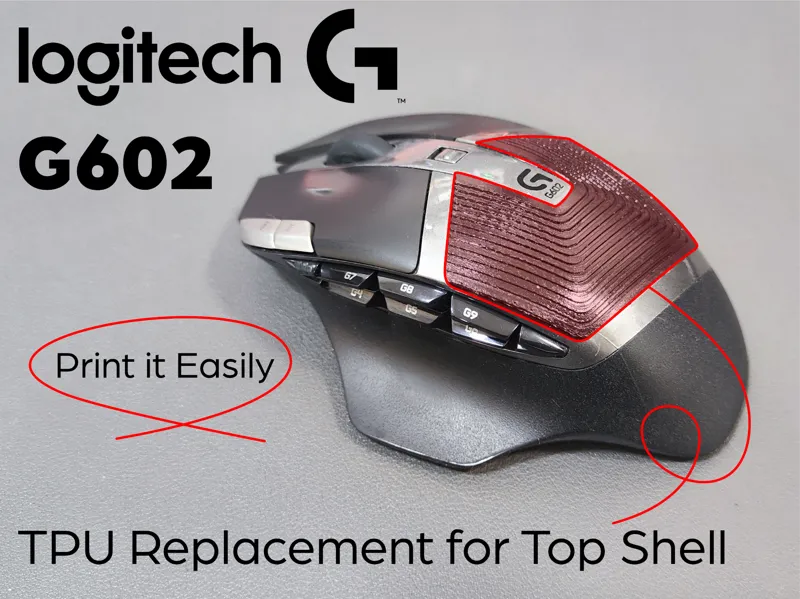 Logitech G602 Flexible Top Shell