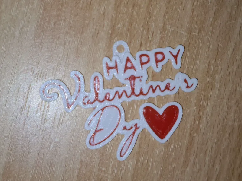 Porta Chaves Happy Valentines Day