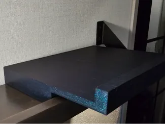 Brinkley RV bedroom shelf insert for CPAP