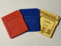 0.2mm layer, 2 walls, 10% infill. Print by Object.