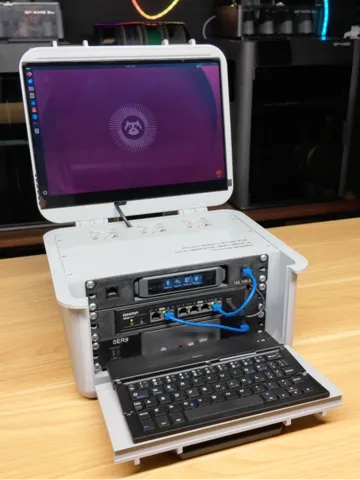 Caja o estuche: Portable Offline Internet - 3U Homelab In A Case — vista de referencia 2