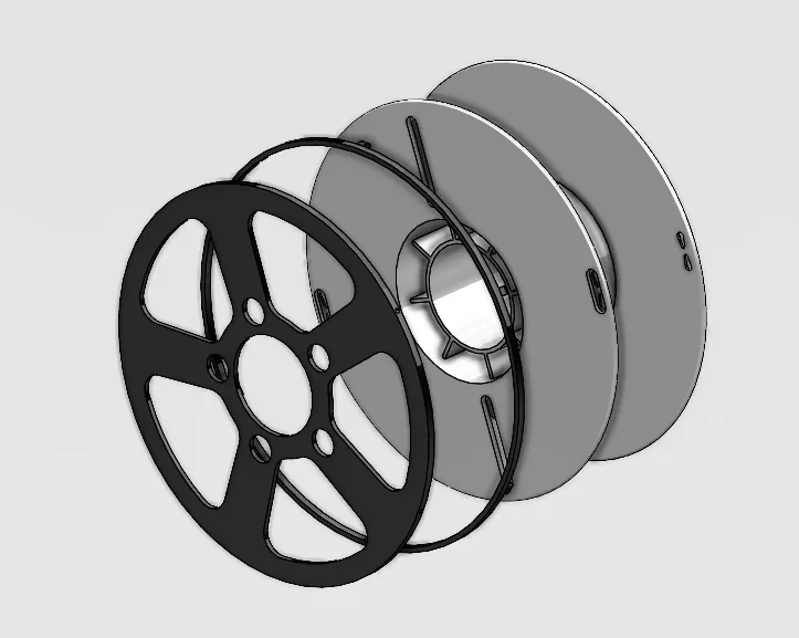 Pc Filament Wheel Rim Clip on-Modular Wheel Panel for Filament Spool by Americanbandd ...