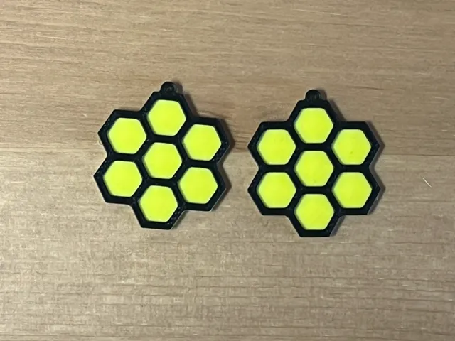 honeycomb earrings