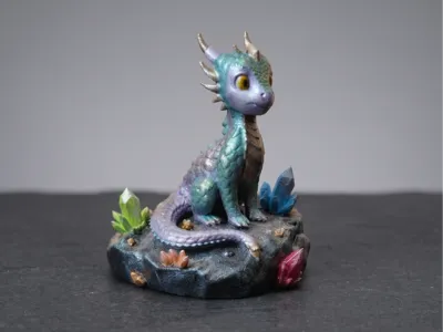 Auralith, the Crystal Hatchling