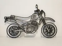 Silhouette murale Yamaha XT350 — photo 2