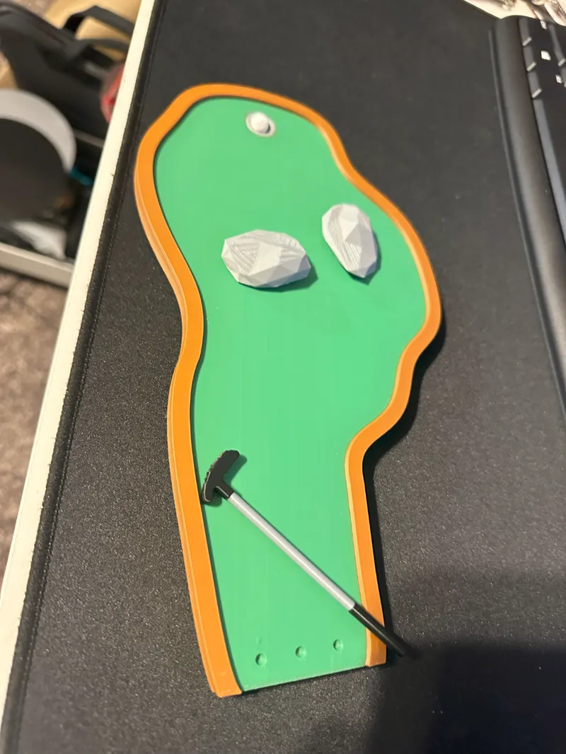 Desktop Mini Golf Hole 1