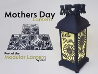 Complete Daisy Mum/Mom Tall Modular Lantern